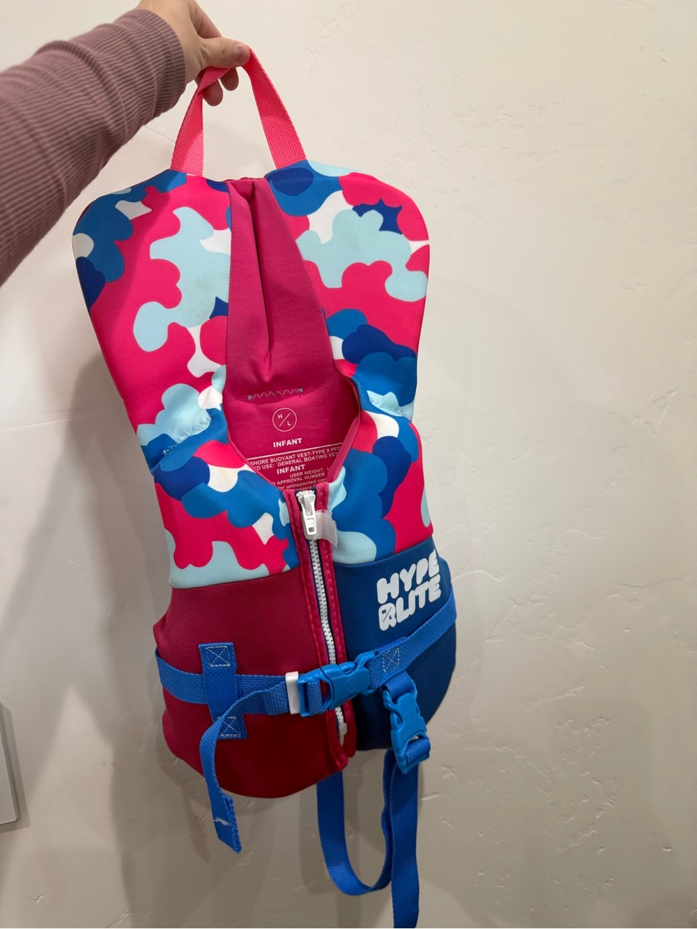 Hyperlite Infant Pink Swim Jacket